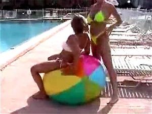 Watch Maya and Sin beachball fun - Sexy, Girls, Bikini Porn ...