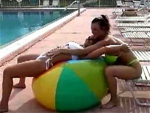 Watch Maya and Sin beachball fun - Sexy, Girls, Bikini Porn ...