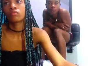 Black couple sex webcam