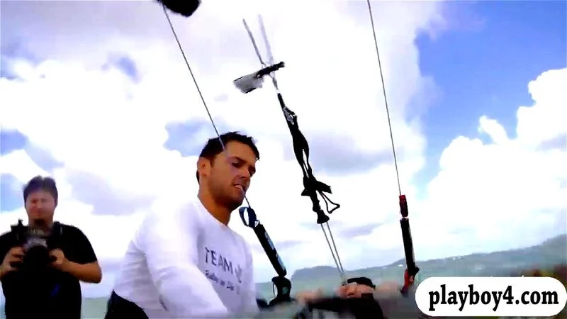 Curvy badass babes enjoyed kite surfing while all naked Curvy badass babes enjoyed kite surfing while all naked