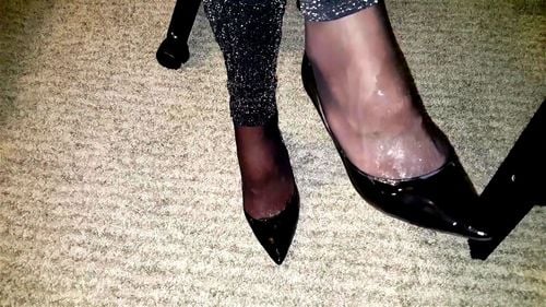 shoeplay, fetish, high heels