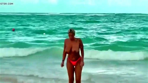 pussy, beach, big tits milf, milf