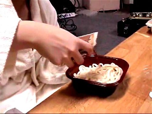 Behind the scenes in a porn