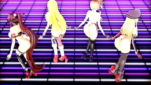 hentai, dance, mmd 3d
