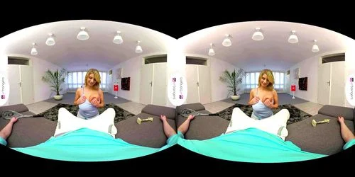 vr, virtual reality, blowjob, big tits