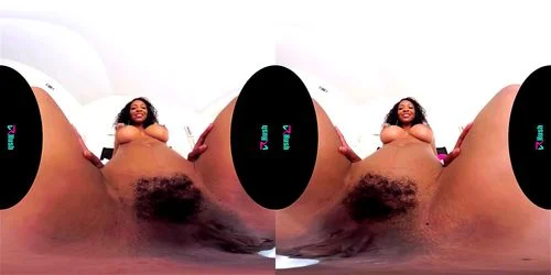 ebony, virtual reality, black, big tits