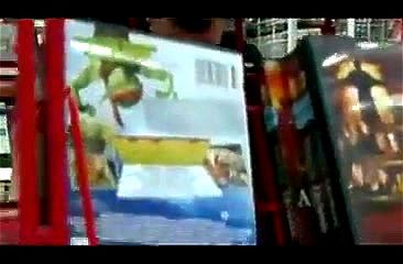 slut used in video store