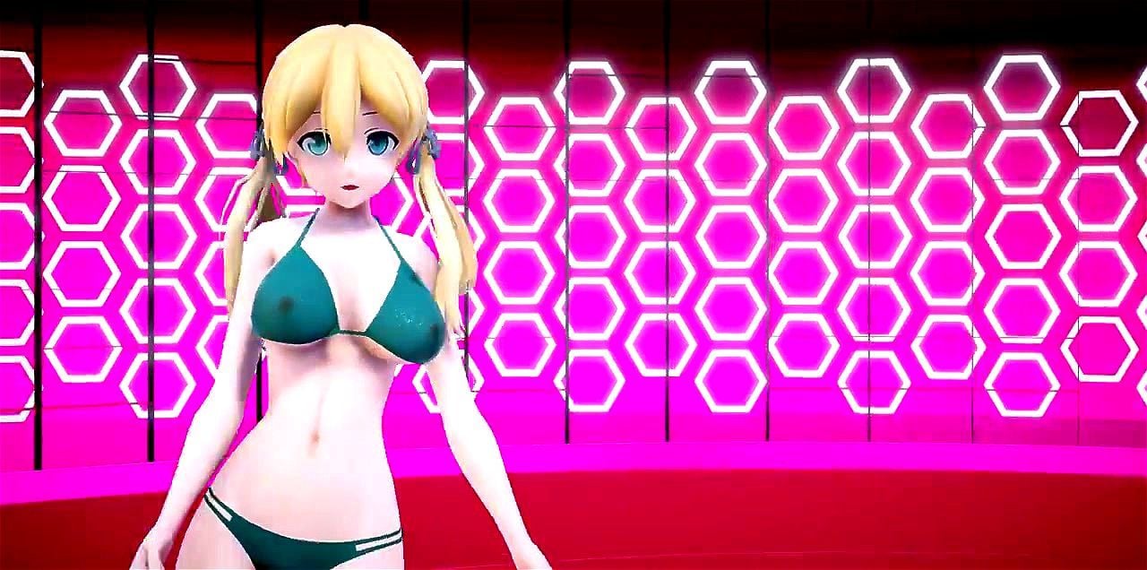 Sexy Anime Girls In Sexy Swimsuits - Watch MMD Two sexy bikini girls dancing for you - Anime, Dance, Bikini Porn  - SpankBang