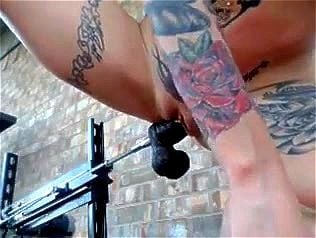Anne fucking a machine Anne fucking a machine