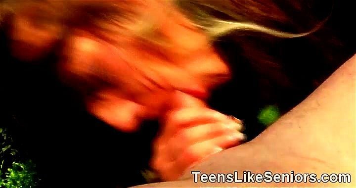 Hot innocent girls blows grandpas old dick in a picnic Hot innocent girls blows grandpas old dick in a picnic