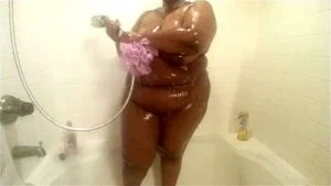 ebony shower scene 1