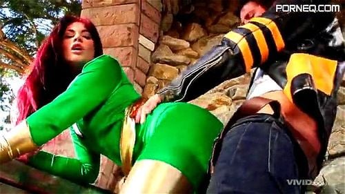 Logan and Jean Grey: Blowjob, Doggy & Cowgirl Porn