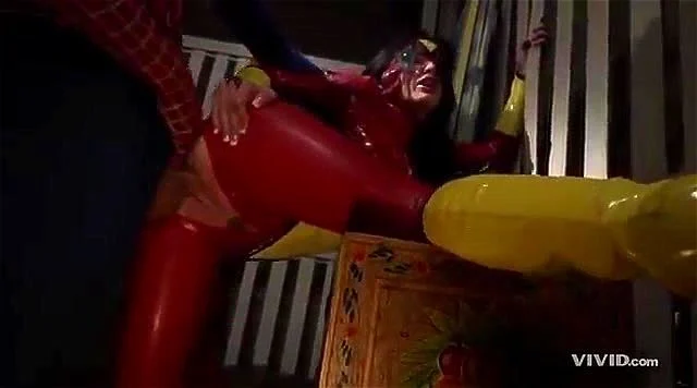 Watch Spidey and Spiderwoman - Spiderman, Spider Woman, Hero Porn -  SpankBang