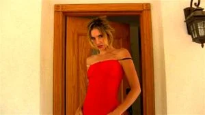 Eva Red Dress Strip