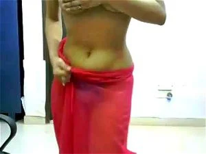 Yoursradhikacb Big Tits Red Sari