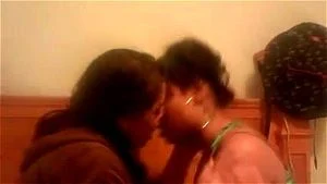 Lesbian cam kissing thumbnail