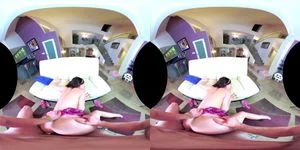 Brunette Babysitter VR
