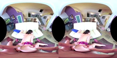 virtual reality, vr, pov, brunette