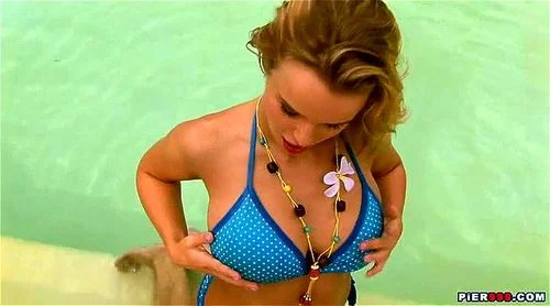 masturbation, blond, Renata Daninsky, big tits