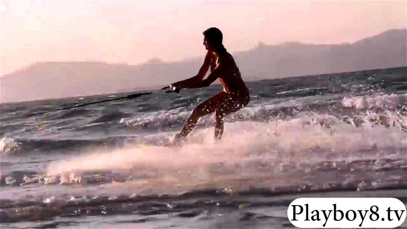 Big tits badass babes enjoyed wakeboarding naked by the lake Big tits badass babes enjoyed wakeboarding naked by the lake