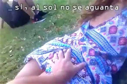 Public ass groping