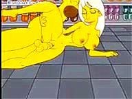 mother, big tits, blonde, simpson