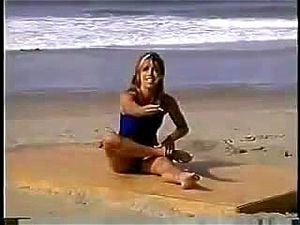 DENISE AUSTIN DOES YOGA