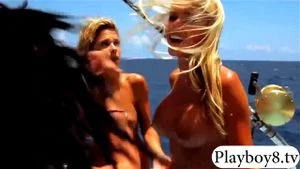 badass hotties frisky fishing and driving tanks while naked