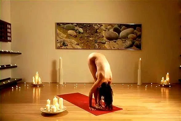 Naked yoga