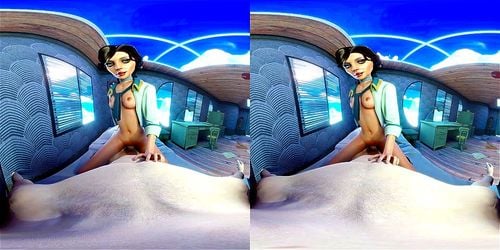virtual reality, game, small tits, vr