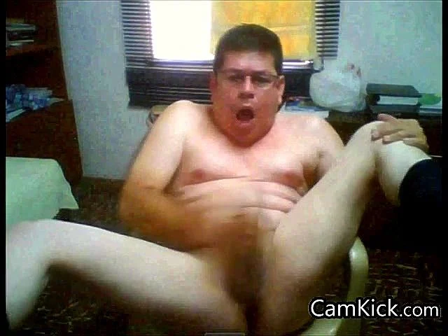 Horny Daddy Wanking Off