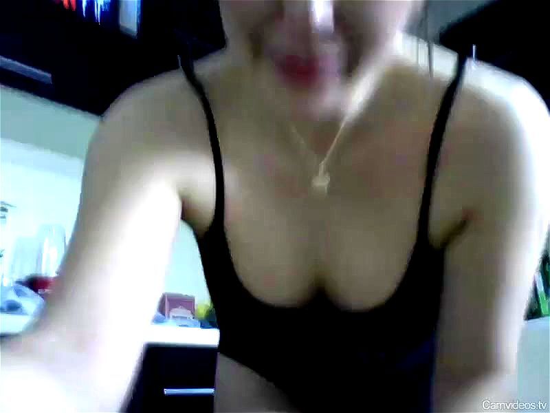 Brunette webcam tease Brunette webcam tease