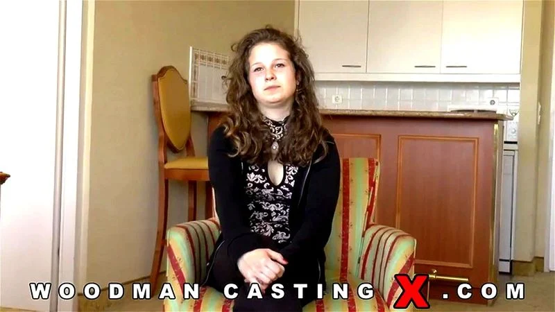 Girl in her first casting Girl in her first casting