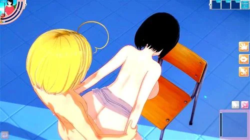 big tits, japanese, hentai anime teacher, 3d