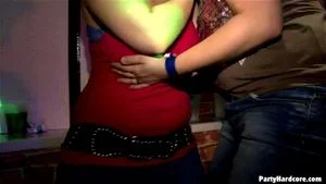 Hot amateur sex in a very special nightclub