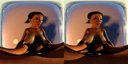 babe, big tits, vr 180, virtual reality