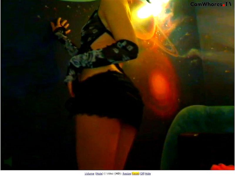 Brunette dance in black Brunette dance in black