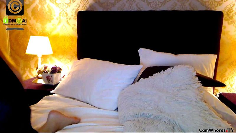 MILF masturbates with vibrator on bed MILF masturbates with vibrator on bed