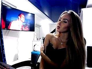 Blonde webcam tease Blonde webcam tease