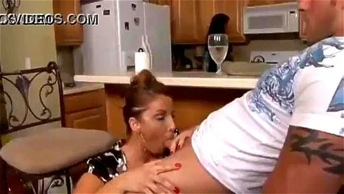 kitchen sex, mothers friend, hardcore, big tits