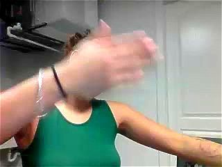 Ebony flashes her body on webcam Ebony flashes her body on webcam