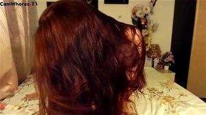 Redhead webcam tease