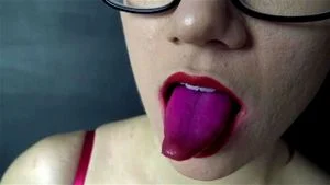 Dirty Talking Teen Shows Mouth, Tongue & Braces