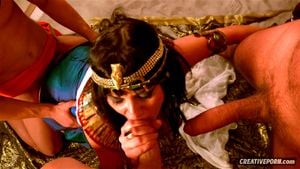 cleopatra uses two dicks