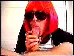 Orange Haired Hottie in Shades Gets Fucked Orange Haired Hottie in Shades Gets Fucked
