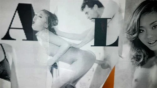 Alina Li, collage, striptease, blowjob