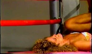 Classic Teri vs Jill wrestling