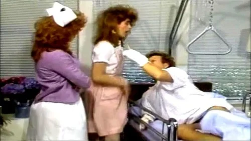 nurse, renee morgan, threesome, brunette