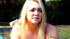Poor blonde teen Jessie Andrews got confused with a pornstar