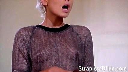 babe, strapon pegging, first anal